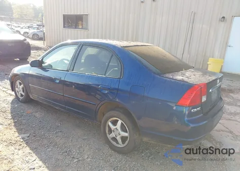 2003 Honda Civic Lx из США, поврежденный, VIN JHMES16593S001518